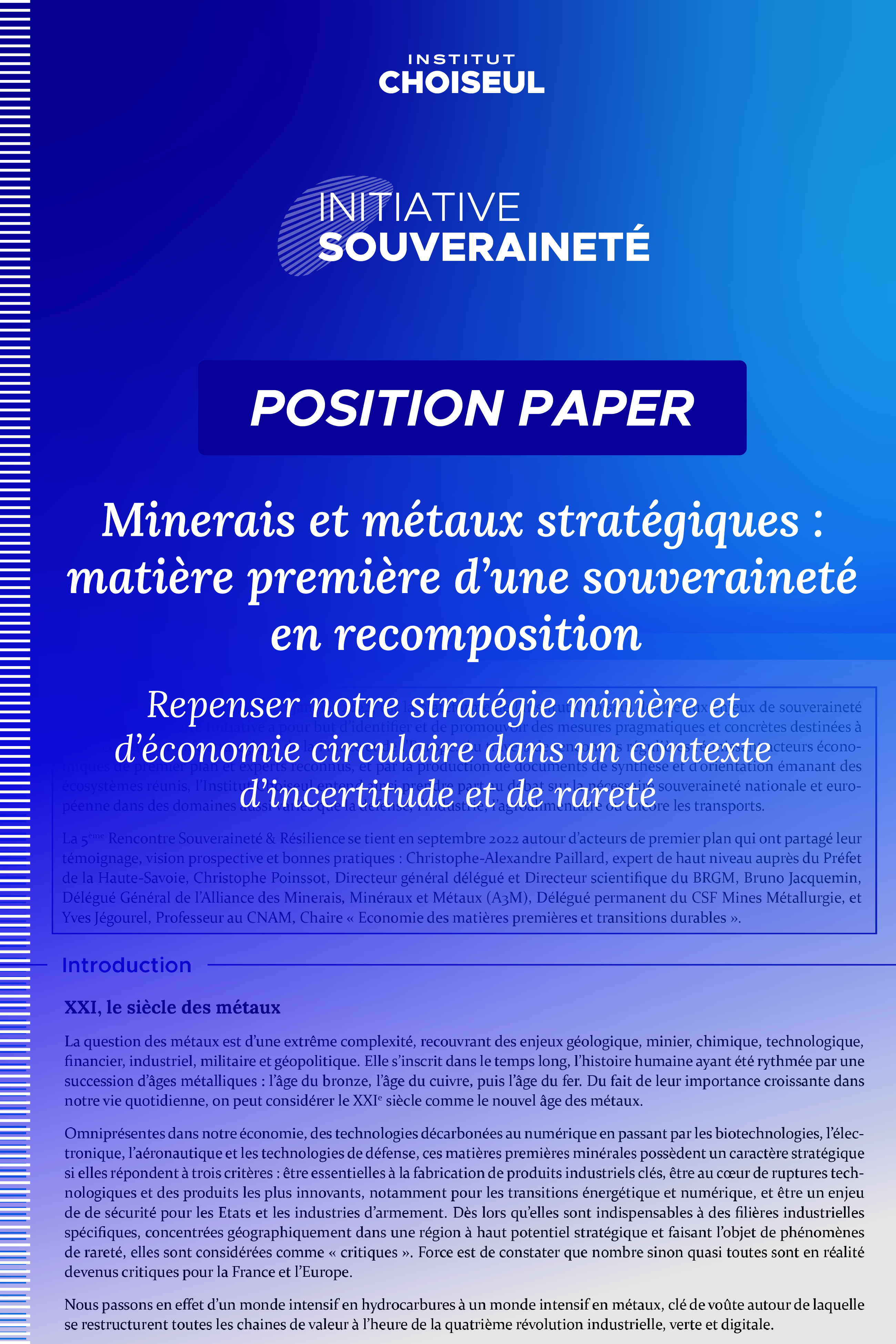 Minerais et métaux