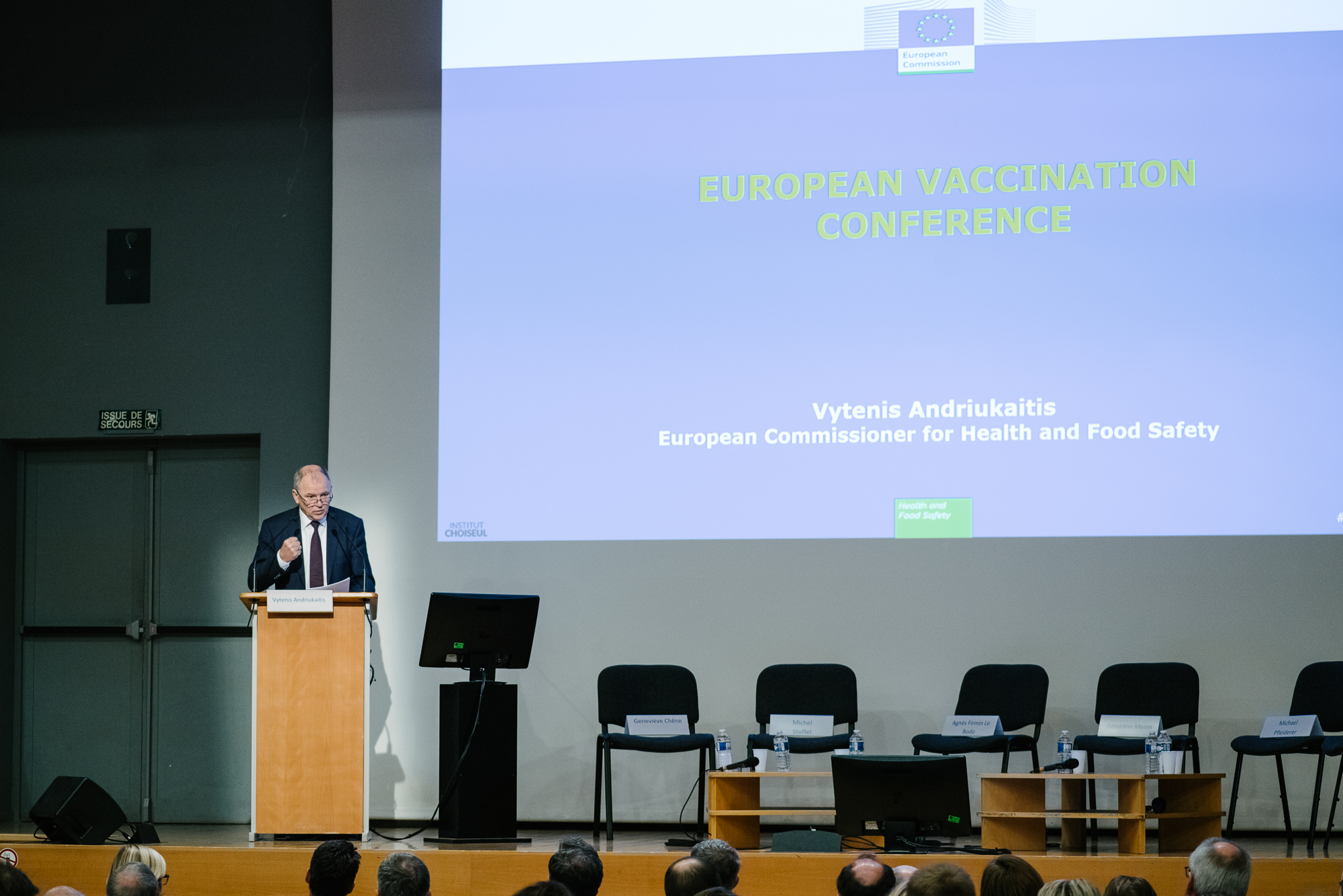 Assises européennes du Vaccin en vidéo – Discours d’ouverture de Vytenis Andriukaitis, Commissaire européen à la Santé