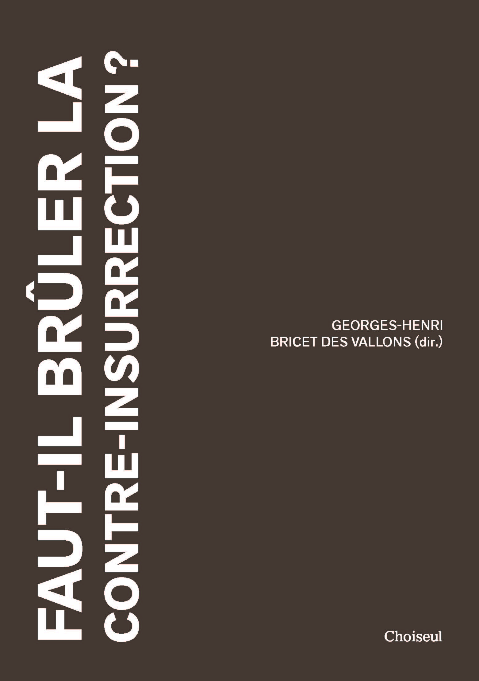 Faut-il brûler la contre-insurrection ?