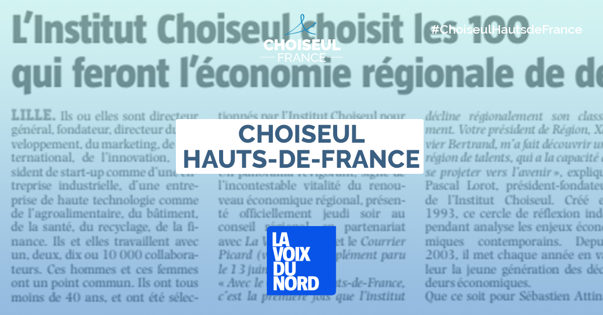 La Voix du Nord: Retour sur le dîner de lancement du Choiseul Hauts-de-France 2019