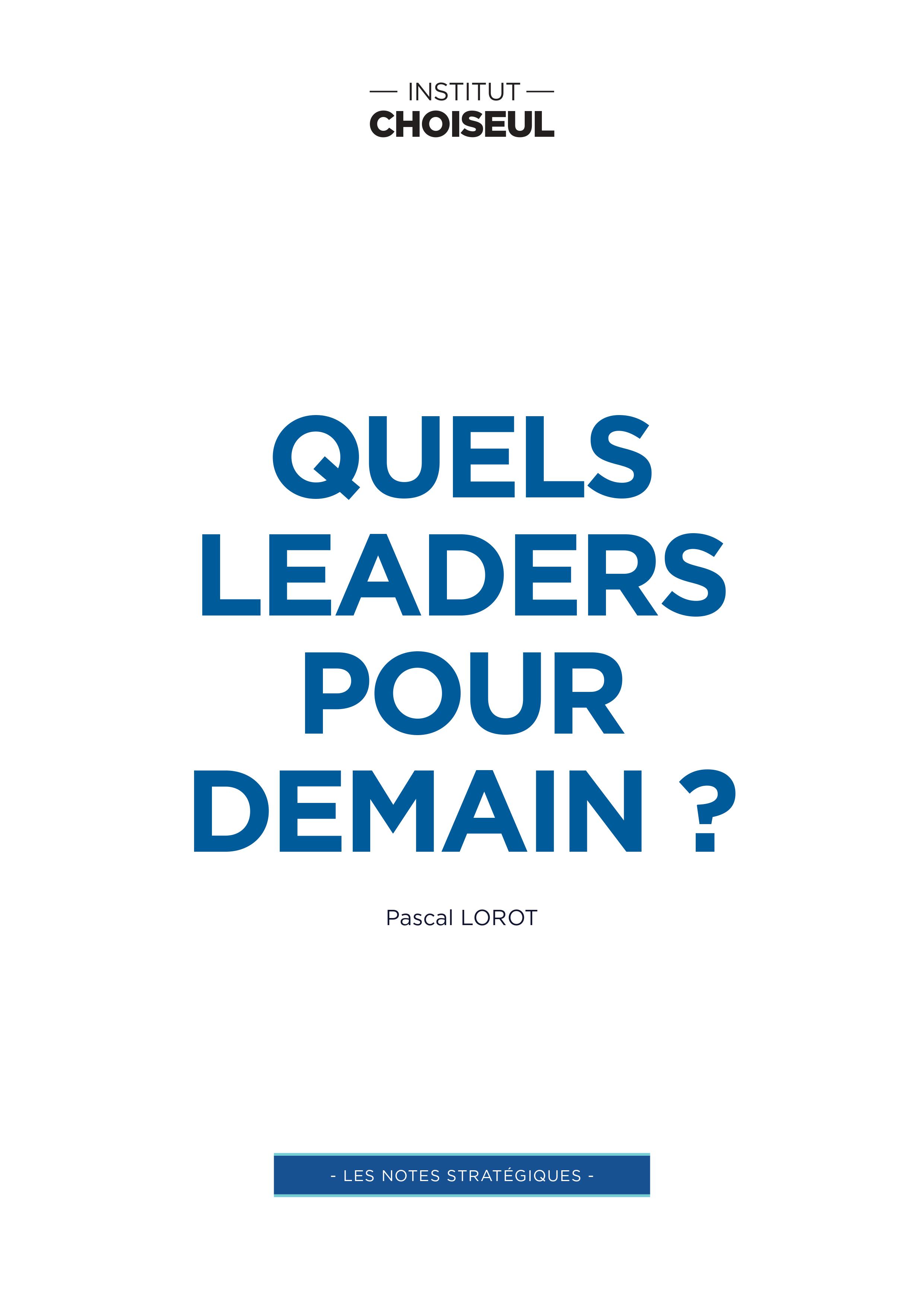 Quels leaders pour demain ?