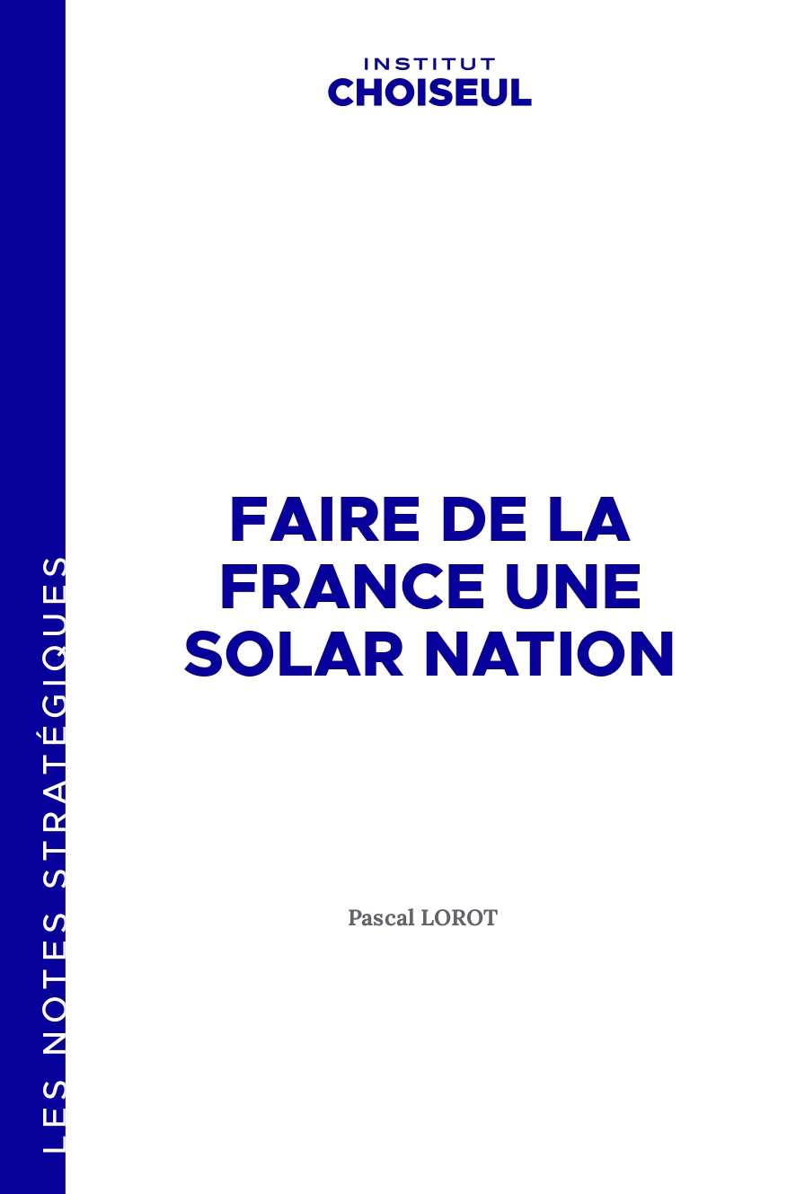 Faire de la France une Solar Nation