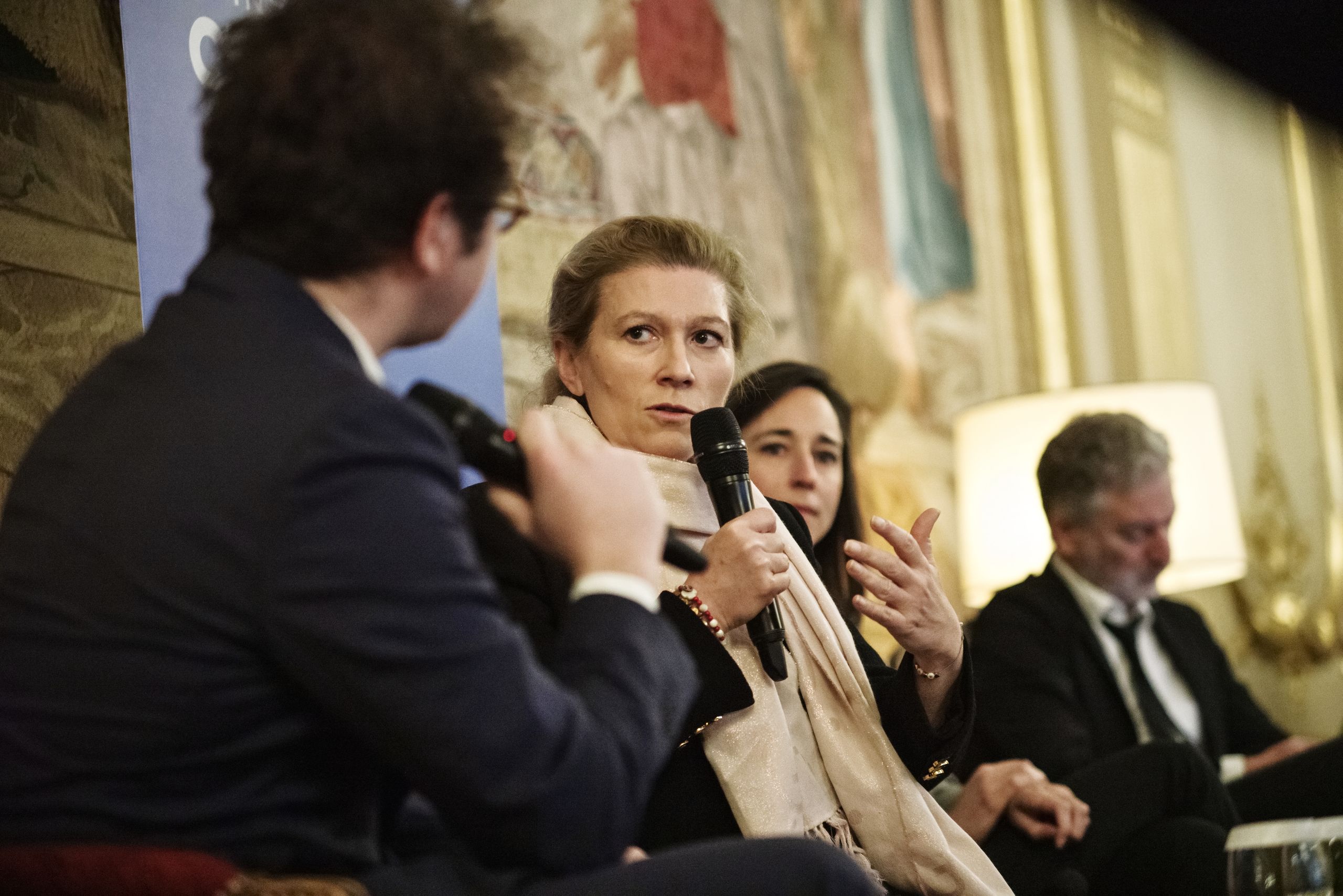 Quentin Périnel, Brune Poirson, Pascal Lorot, Marie-Claire Daveu, Bris Rocher pour l'Institut Choiseul