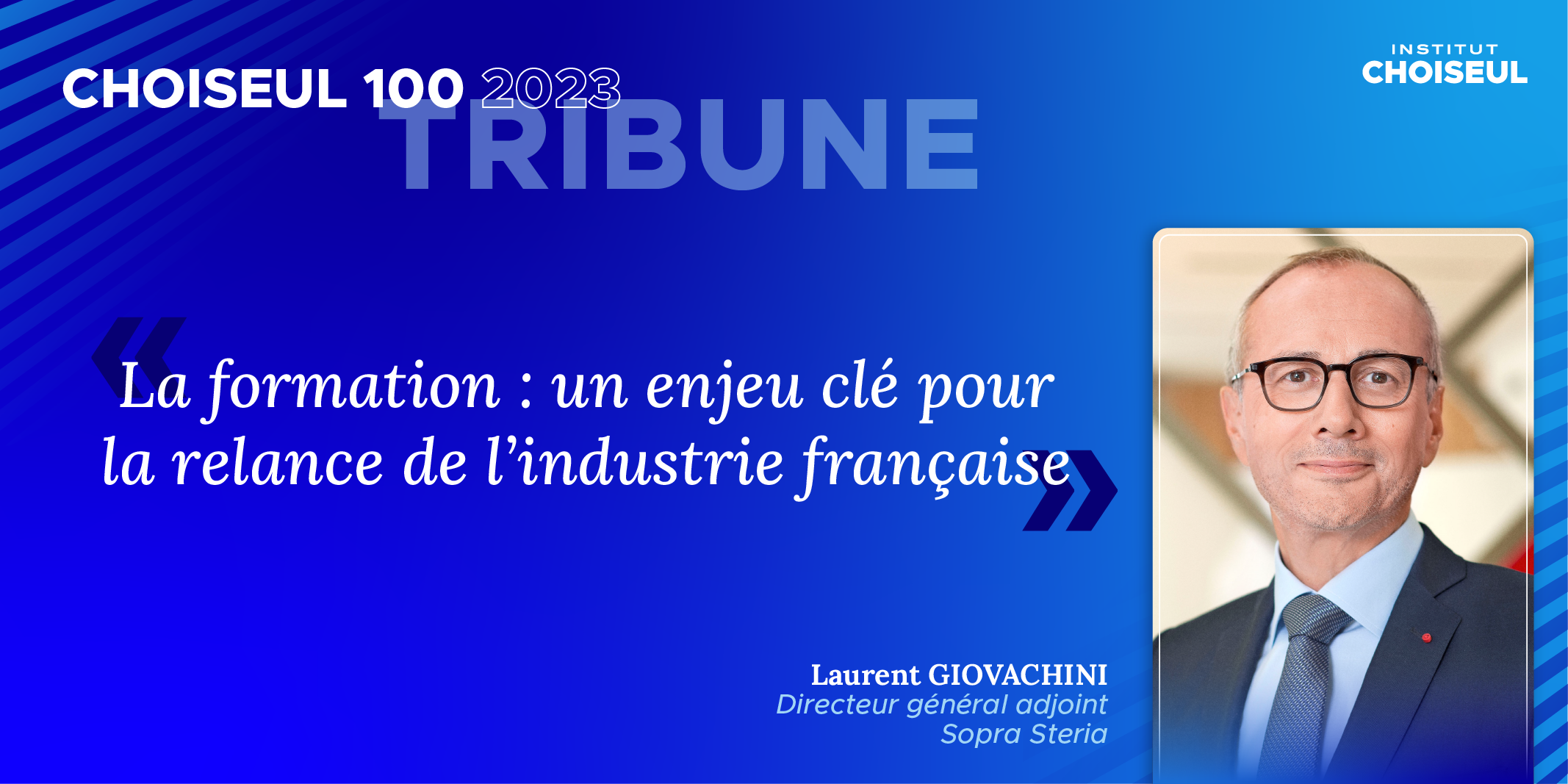 “La formation : un enjeu clé pour la relance de l’industrie française”