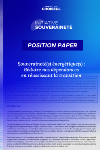 Visuel Position paper souveraineté énergétique