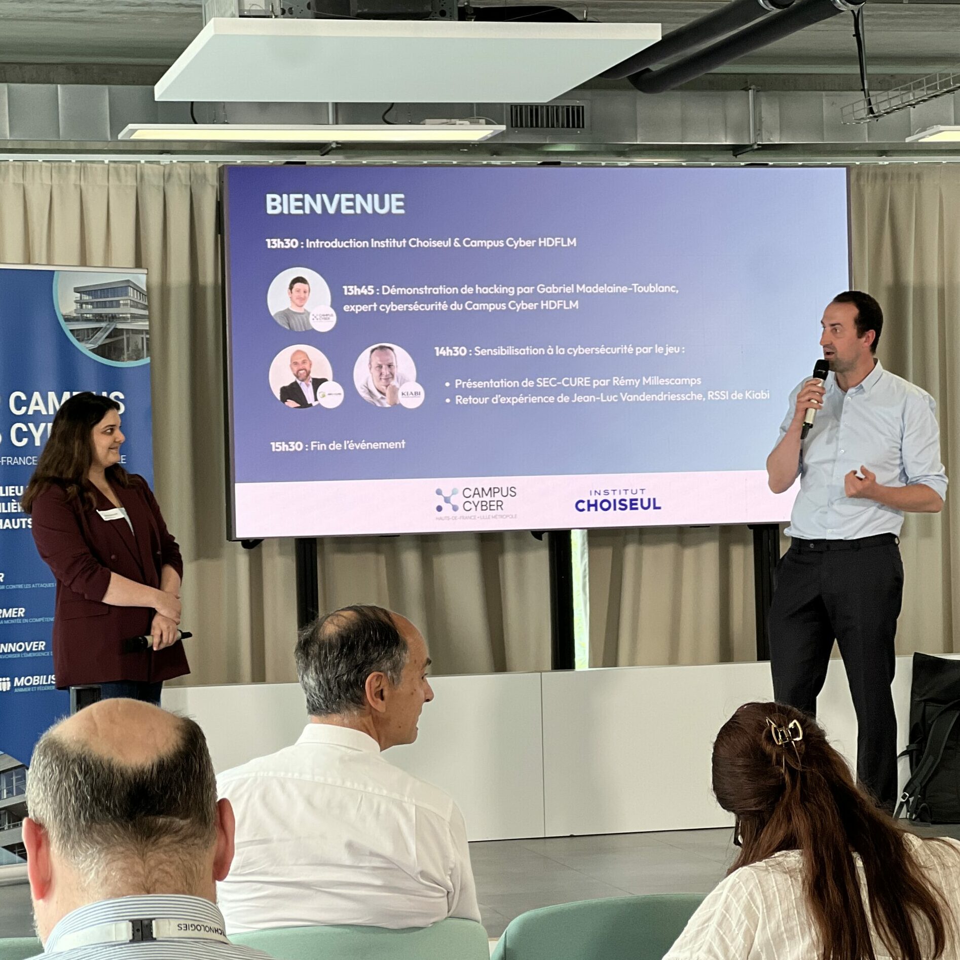 Cyberpitch au Campus Cyber Hauts-de-France
